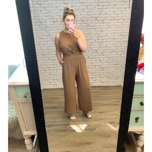 Jackson Rowe bronze ribbed crop tank